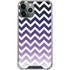Chevron Purple Ombre iPhone 12 Pro Max Clear Case