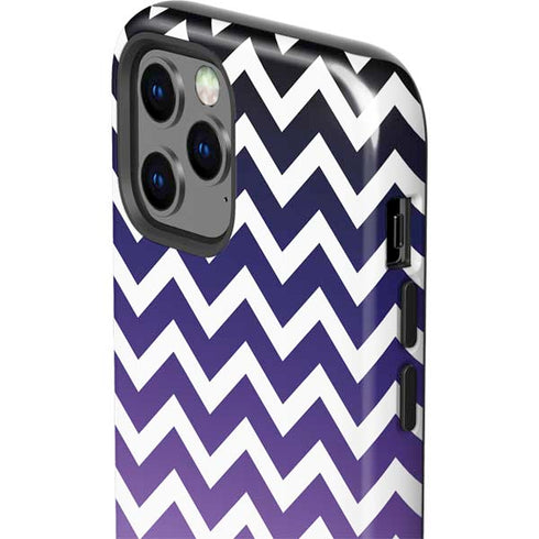 Chevron Purple Ombre iPhone 12 Pro Max Impact Case