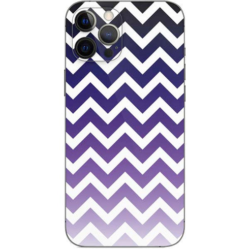 Chevron Purple Ombre iPhone 12 Pro Max Skin
