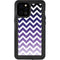 Chevron Purple Ombre iPhone 12 Pro Max Waterproof Case