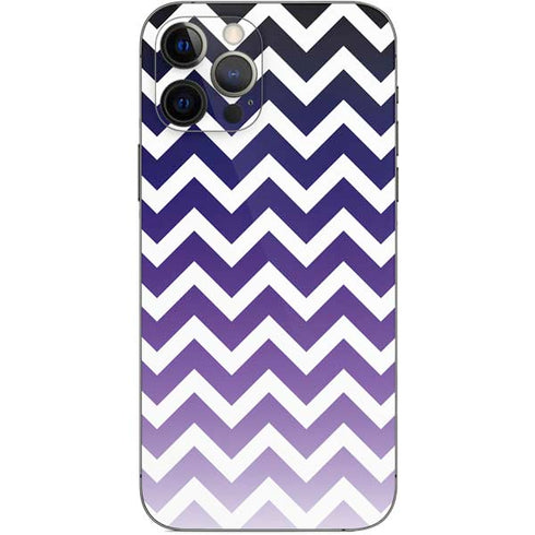 Chevron Purple Ombre iPhone 12 Pro Skin