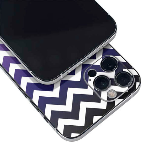 Chevron Purple Ombre iPhone 12 Pro Skin