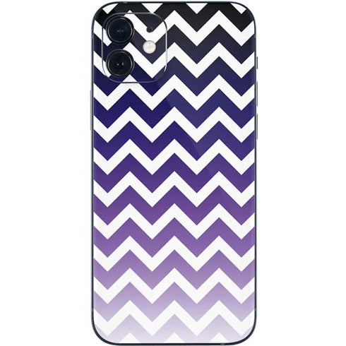 Chevron Purple Ombre iPhone 12 Skin