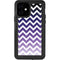 Chevron Purple Ombre iPhone 12 Waterproof Case