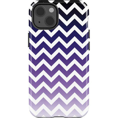 Chevron Purple Ombre iPhone 13 Impact Case