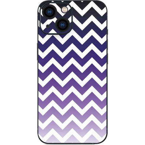 Chevron Purple Ombre iPhone 13 Mini Skin