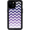 Chevron Purple Ombre iPhone 13 Mini Waterproof Case