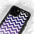 Chevron Purple Ombre iPhone 13 Mini Waterproof Case