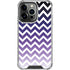 Chevron Purple Ombre iPhone 13 Pro Clear Case