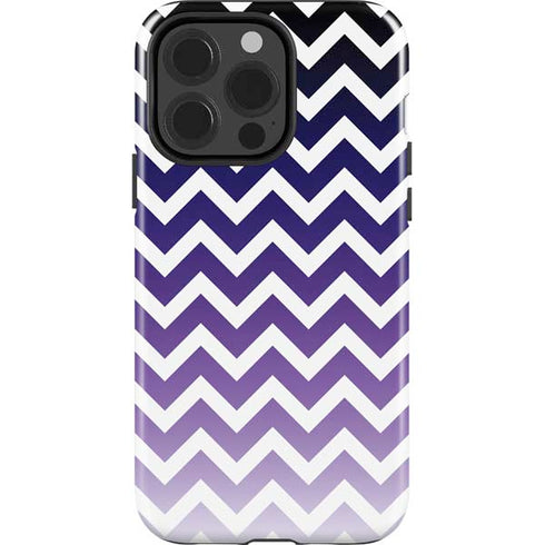Chevron Purple Ombre iPhone 13 Pro Impact Case