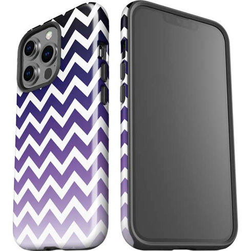 Chevron Purple Ombre iPhone 13 Pro Impact Case
