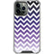 Chevron Purple Ombre iPhone 13 Pro Max Clear Case
