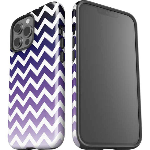 Chevron Purple Ombre iPhone 13 Pro Max Impact Case