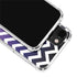 Chevron Purple Ombre iPhone 14 Clear Case