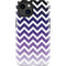 Chevron Purple Ombre iPhone 14 Plus Impact Case