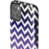 Chevron Purple Ombre iPhone 14 Plus Impact Case