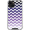 Chevron Purple Ombre iPhone 14 Plus Clear Case
