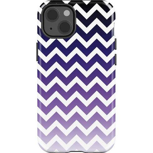 Chevron Purple Ombre iPhone 14 Impact Case