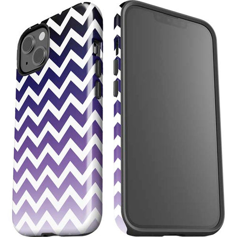 Chevron Purple Ombre iPhone 14 Impact Case