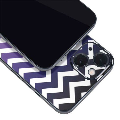 Chevron Purple Ombre iPhone 14 Plus Skin