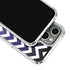 Chevron Purple Ombre iPhone 15 Pro Clear Case