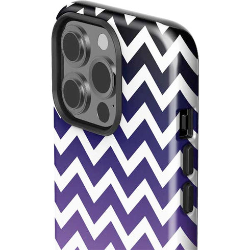 Chevron Purple Ombre iPhone 14 Pro Impact Case