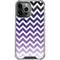 Chevron Purple Ombre iPhone 14 Pro Max Clear Case