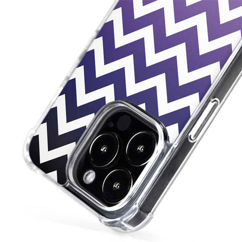 Chevron Purple Ombre iPhone 15 Pro Max MagSafe Case