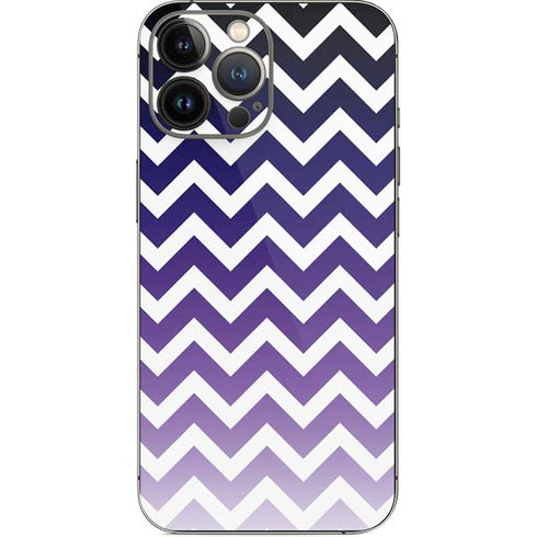 Chevron Purple Ombre iPhone 14 Pro Max Skin