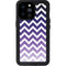 Chevron Purple Ombre iPhone 14 Pro Max Waterproof Case