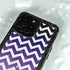 Chevron Purple Ombre iPhone 14 Pro Max Waterproof Case