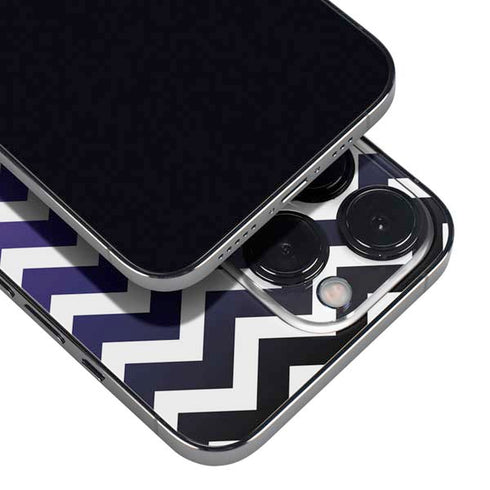 Chevron Purple Ombre iPhone 15 Pro Skin