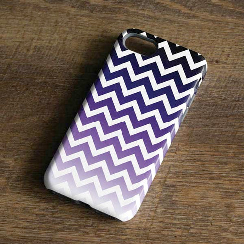 Chevron Purple Ombre iPhone 8 Pro Case