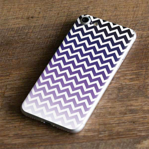Chevron Purple Ombre iPhone 8 Skin