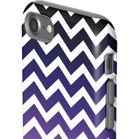 Chevron Purple Ombre iPhone SE (2nd & 3rd Gen) Pro Case