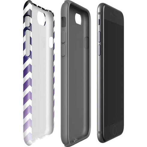 Chevron Purple Ombre iPhone SE (2nd & 3rd Gen) Pro Case