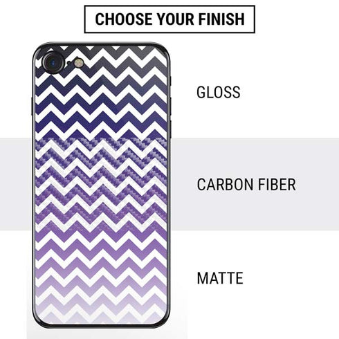 Chevron Purple Ombre iPhone SE (2nd & 3rd Gen) Skin