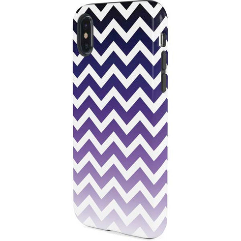 Chevron Purple Ombre iPhone X Pro Case