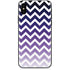 Chevron Purple Ombre iPhone X Skin