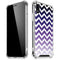 Chevron Purple Ombre iPhone XR Clear Case