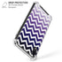 Chevron Purple Ombre iPhone XR Clear Case