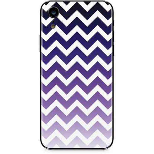 Chevron Purple Ombre iPhone XR Skin