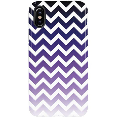 Chevron Purple Ombre iPhone XS Pro Case