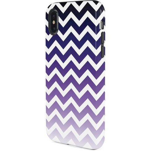 Chevron Purple Ombre iPhone XS Pro Case