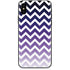 Chevron Purple Ombre iPhone XS Skin