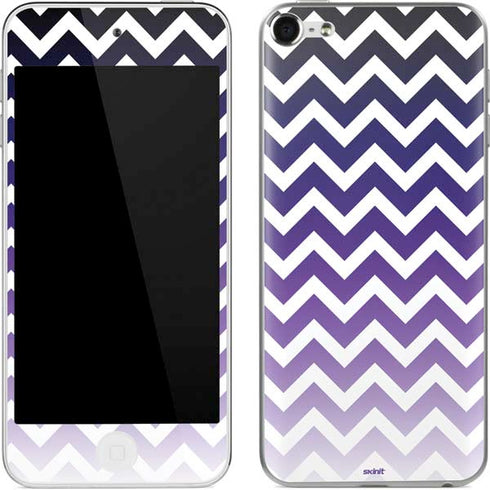 Chevron Purple Ombre Apple iPod Skin