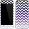 Chevron Purple Ombre Apple iPod Skin