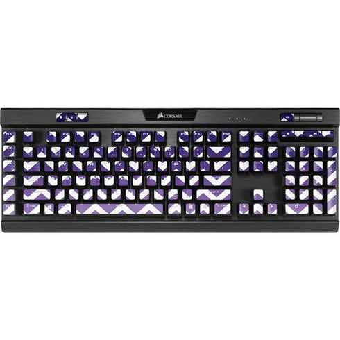 Chevron Purple Ombre K95 RGB PLATINUM Mechanical Gaming Keyboard Skin