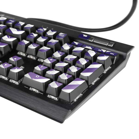 Chevron Purple Ombre K95 RGB PLATINUM Mechanical Gaming Keyboard Skin