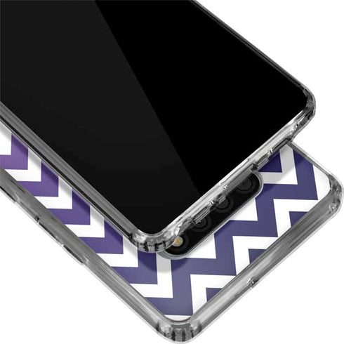 Chevron Purple Ombre LG Stylo 6 Clear Case